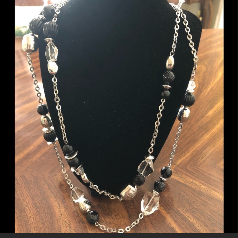 Chico’s Long Double Chain Necklace